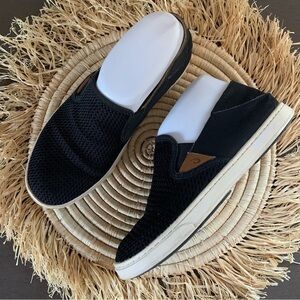OLUKAI Women’s Pehuea Breathable Black‎ Mesh Slip On Sneakers 7